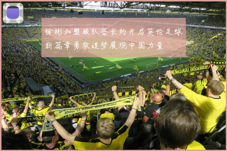 徐彬加盟狼队签长约开启英伦足球新篇章勇敢追梦展现中国力量