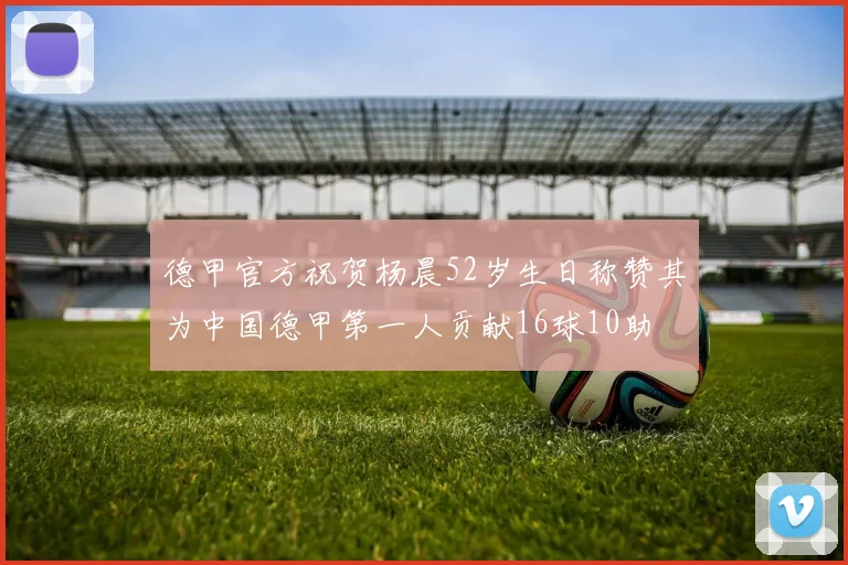 德甲官方祝贺杨晨52岁生日称赞其为中国德甲第一人贡献16球10助